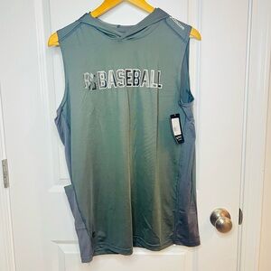 NWT Perfect Game Endurance Coolcore Sleeveless Baseball Hoodie Iron Sizes Sz M